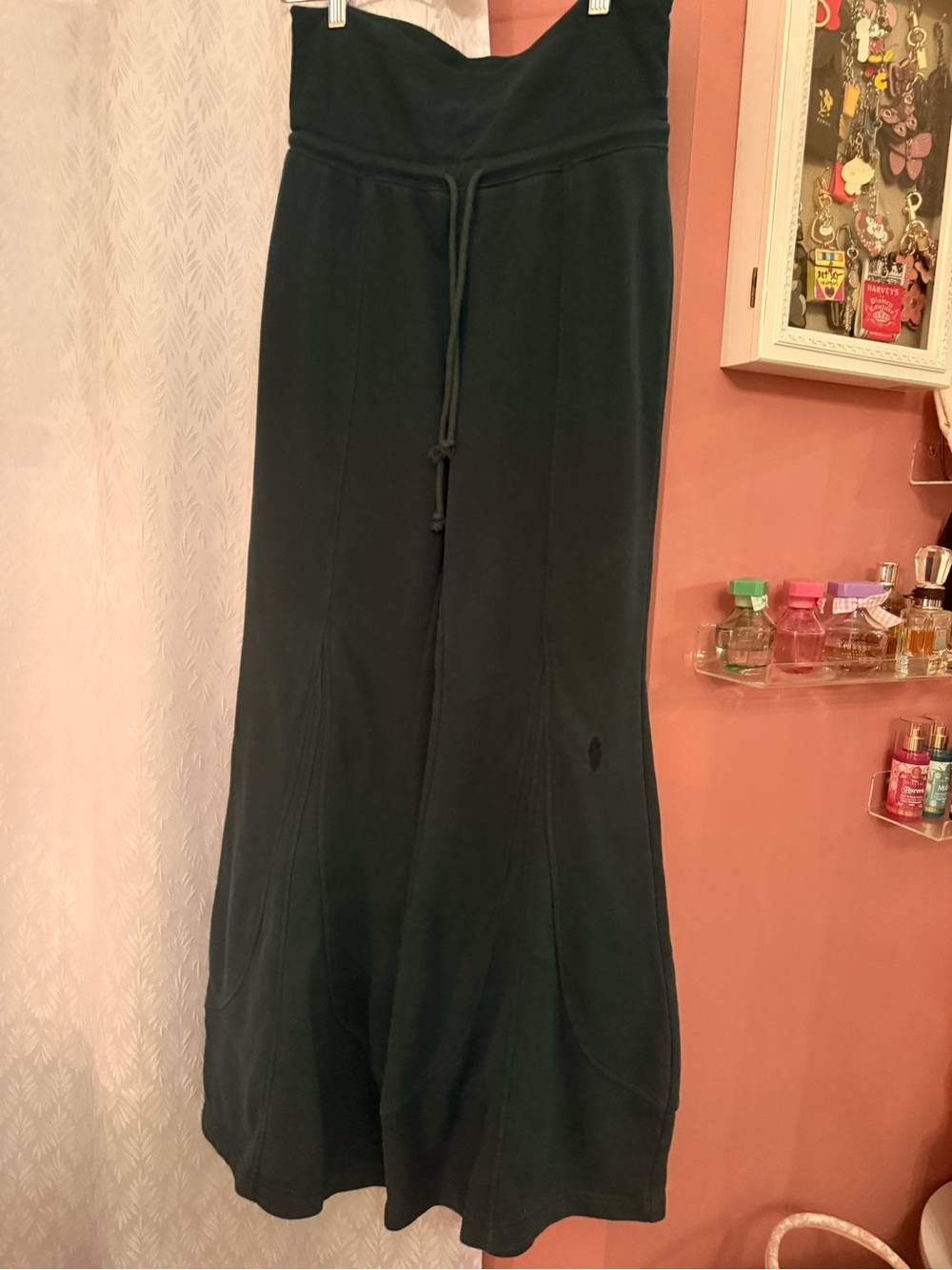 Dark Green FP movement wanderlust flare pants